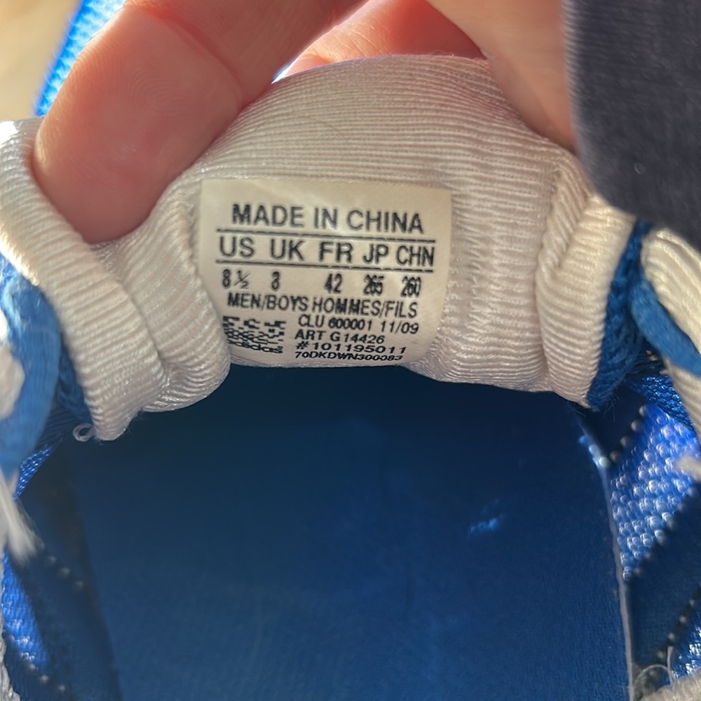 Adidas X vs X AdiPRENE Men’s 2009 Blue 3 White Stripes Sneakers Sz 8.5 - Picture 12 of 15